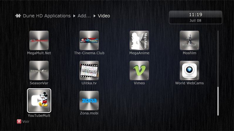 DUNE HD all applications Video 3