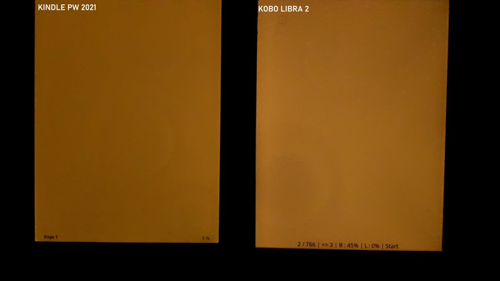 Kobo Libra 2 vs Kindle PW 2021 Smartlight