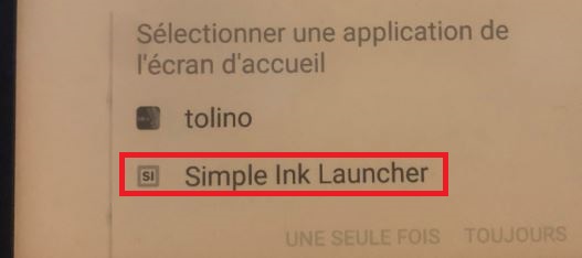 Simple Ink Launcher Tolino 6